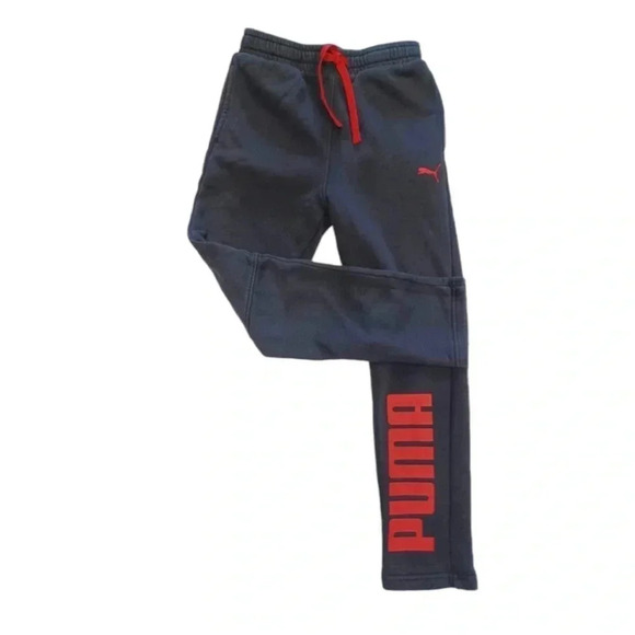 Puma Jogging Sweat Pants Black Size Large - Picture 1 of 8